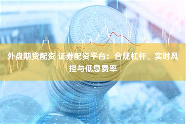 外盤期貨配資 證券配資平臺：合規杠桿、實時風控與低息費率